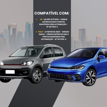 Imagem de Módulo Automação de Vidros Elétricos Antiesmagamento compatível com UP e Polo Tury - PRO 2.18UP