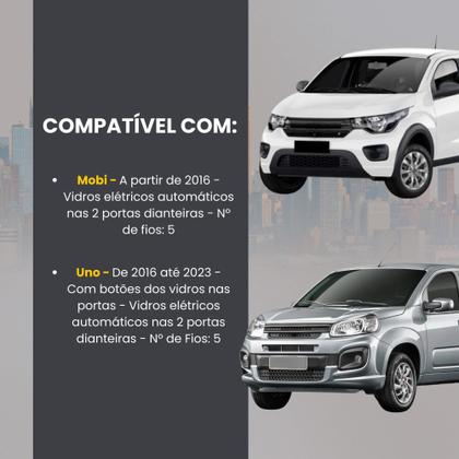 Imagem de Módulo Automação de Vidros Elétricos compatível com Mobi e Uno Tury - PRO1.15