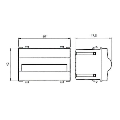 Imagem de Módulo Balizador Horizontal MarGirius Sleek Bivolt