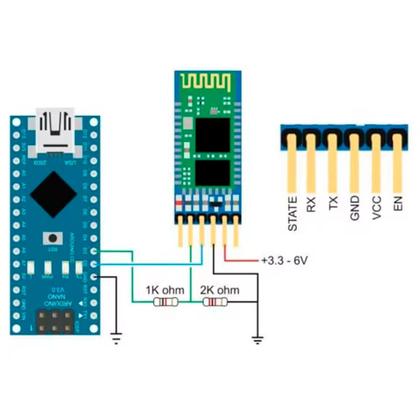Imagem de Módulo Bluetooth Rs232 Hc-05 Hc05 Hc 05 Para Arduino
