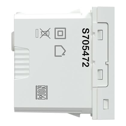 Imagem de Modulo C/ 2 Usb Tipo A + C 2.4A Br Orion S70547204 Schneider