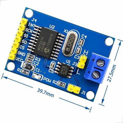 Imagem de Módulo Can Mcp2515 Com Transceptor Tja1050 Spi