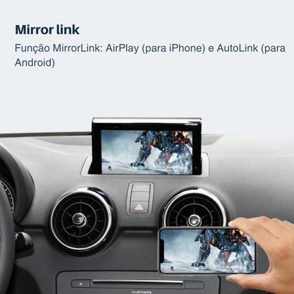 Imagem de Módulo Carplay Plug And Play Android Auto Sem Fio Com Câmera de Ré AHD 720P Para Audi A1 Q3 RMC 2G