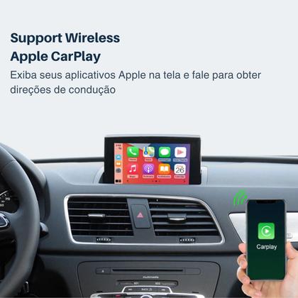 Imagem de Módulo Carplay Plug And Play Android Auto Sem Fio Com Câmera de Ré AHD 720P Para Audi A1 Q3 RMC 2G