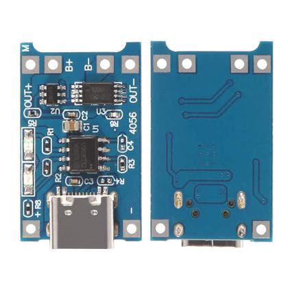 Imagem de Módulo carregador de bateria AITRIP TP4056 tipo C USB 5V 1A x10