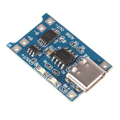 Imagem de Módulo carregador de bateria AITRIP TP4056 tipo C USB 5V 1A x10