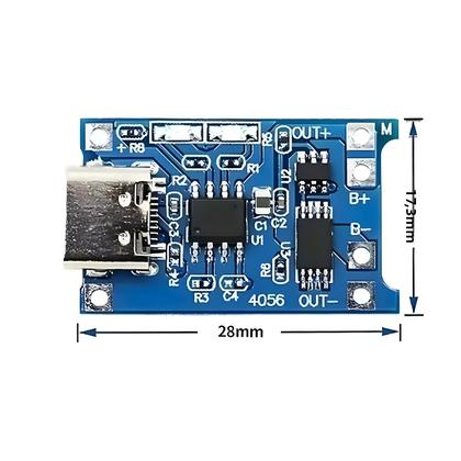 Imagem de Módulo Carregador De Bateria De Lítio TP4056 Tipo-C USB 5V 1A Com Proteção Para DIY