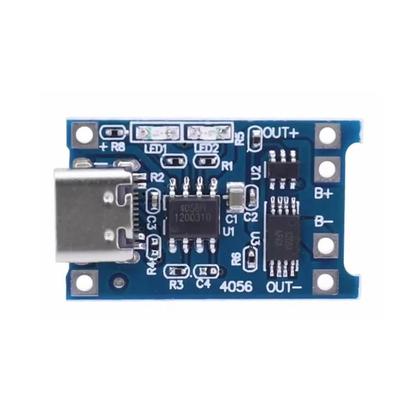 Imagem de Módulo Carregador De Bateria De Lítio TP4056 Tipo-C USB 5V 1A Com Proteção Para DIY