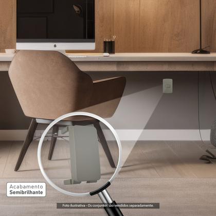 Imagem de Módulo Cego Cobertura Discreta B3 cor Argila MarGirius 