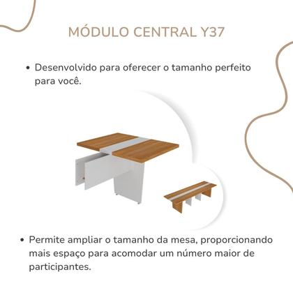 Imagem de Módulo Central Y37 para Extensão da Mesa de Reunião