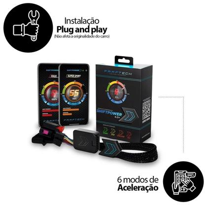 Imagem de Módulo Chip de Potência Eletrônico Shift Power Plug And Play 6.9+ Faaftech Renegade 2016 até 2025