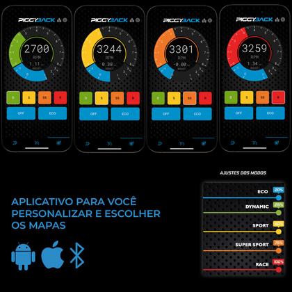 Imagem de Módulo Chip Potência Faaftech Piggyback Stage com Conexão Bluetooth App Mais Desempenho e Controle Automotivo