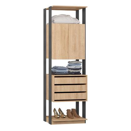 Imagem de Módulo Closet 2 Portas e 3 Gavetas Be Mobiliario