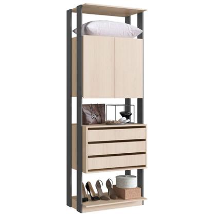 Imagem de Módulo Closet 2 Portas e 3 Gavetas Be Mobiliario