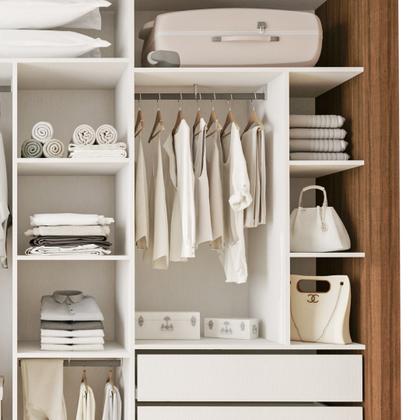 Imagem de Módulo Closet Casal sem Portas 6 Gavetas Itália