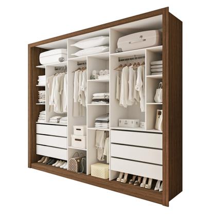 Imagem de Módulo Closet Casal sem Portas 6 Gavetas Itália
