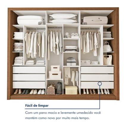 Imagem de Módulo Closet Casal sem Portas 6 Gavetas Itália