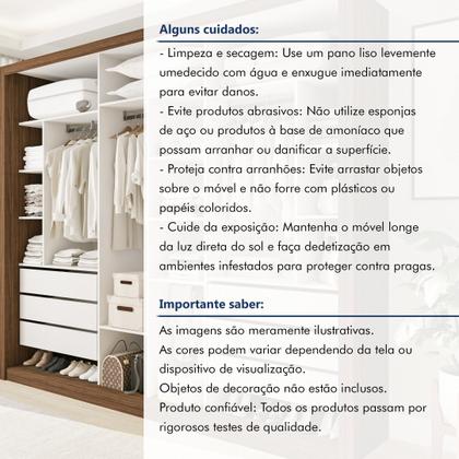 Imagem de Módulo Closet Casal sem Portas 6 Gavetas Itália