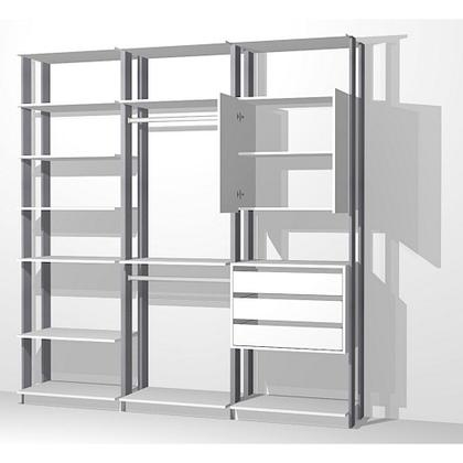 Imagem de Módulo Closet com 3 Peças Be Mobiliario