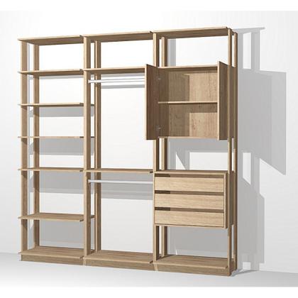 Imagem de Módulo Closet com 3 Peças Be Mobiliario