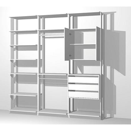 Imagem de Módulo Closet com 3 Peças Be Mobiliario