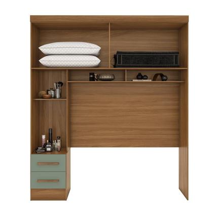 Imagem de Módulo Closet Smart Aéreo com Criado 2 Gavetas com Maleiro Expresso Movéis