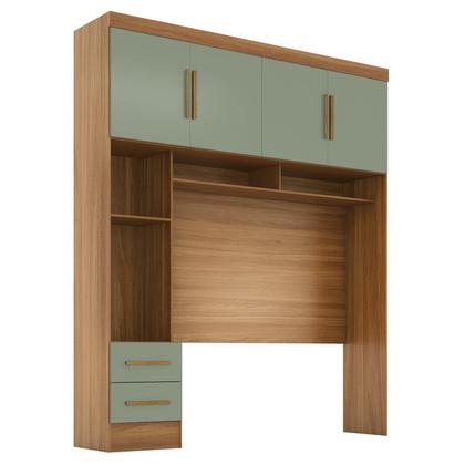 Imagem de Módulo Closet Smart Aéreo com Criado 2 Gavetas com Maleiro Expresso Movéis