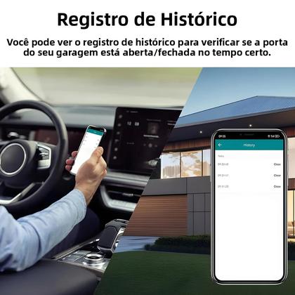 Imagem de Módulo Controlador Inteligente Para Abertura De Porta De Garagem Tuya Zigbee WiFi Controle Por Voz