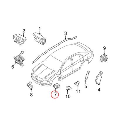 Imagem de Módulo Controle Airbag Ford Fusion 2011 2012