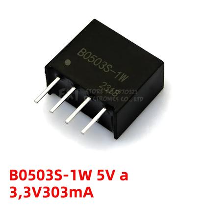 Imagem de Módulo Conversor DC-DC de 1W - Fonte de Alimentação Regulada e Isolada