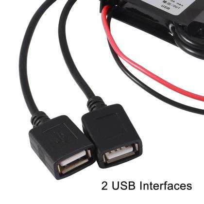 Imagem de Módulo conversor de carro AITRIP 12V a 5V 3A 15W com 2 USB