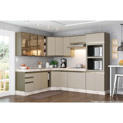 Imagem de Módulo Cozinha Henn Connect Balcão c/ Porta Toalha s/ Tampo Duna