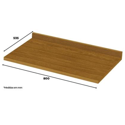 Imagem de Módulo Cozinha Henn Essência Tampo p/ Balcão 80cm Nature