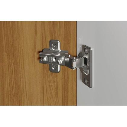 Imagem de Módulo Cozinha Nesher Burguesa Balcão Premium 2 Portas e 3 Gavetas c/ Tampo Freijo/Grafite