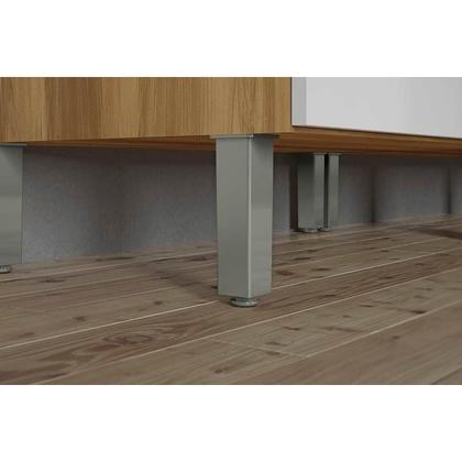 Imagem de Módulo Cozinha Nesher Burguesa c/ 3 Portas e 4 Gavetas Freijó/Branco-Nesher