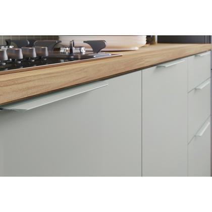 Imagem de Módulo Cozinha Nesher Marquesa Balcão p/Pia 1 Porta e 3 Gaveta c/ Tampo 120cm Branca/Nature - Nesher