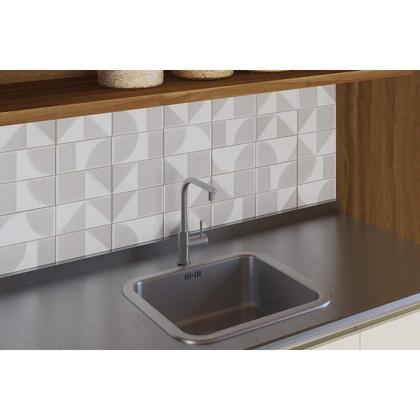 Imagem de Módulo Cozinha Ronipa Tempranillo Tempranillo 7 Peças (3Aéreos+2Balcões+1Paneleiro+1TorreQuente) C7P84 Amendoa/Off White - Ronipa