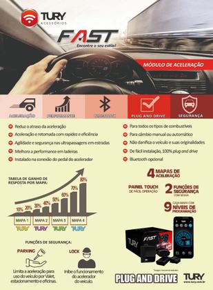 Imagem de Módulo de Aceleração Sprint Booster Tury Plug and Play Chery Arrizo 5 2018 19 20 FAST 3.0 V