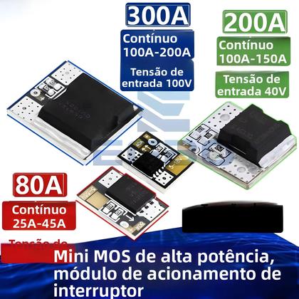 Imagem de Módulo De Acionamento De Interruptor Eletrônico PWM De Alta Potência Mini MOS Com Regulagem De 40A,
