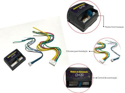 Imagem de Modulo de automação central descida 2 vidros universal s-12