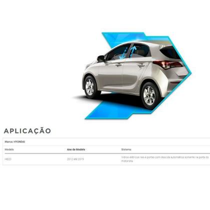 Imagem de Modulo de Automação Vidros Elétricos Hb20 FT-AC-HY1.4