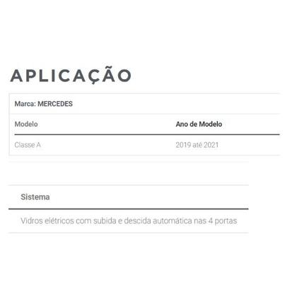 Imagem de Modulo de Automação Vidros Elétricos Mercedes Bens FT-AC-MB2