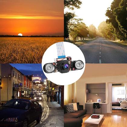 Imagem de Módulo de câmera MakerFocus Raspberry Pi 4B 5MP OV5647 com IR-CUT