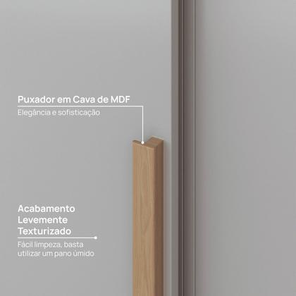 Imagem de Módulo de Canto Linear 2 Portas de Correr Jade CabeCasa MadeiraOriginals