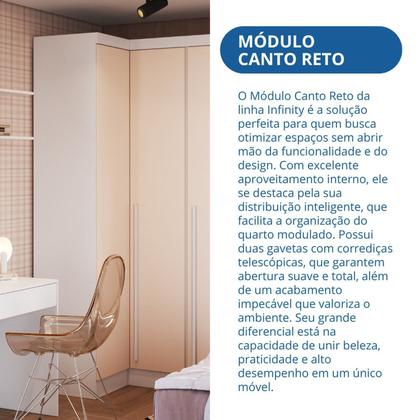 Imagem de Módulo de Canto Reto 2 Portas Infinity