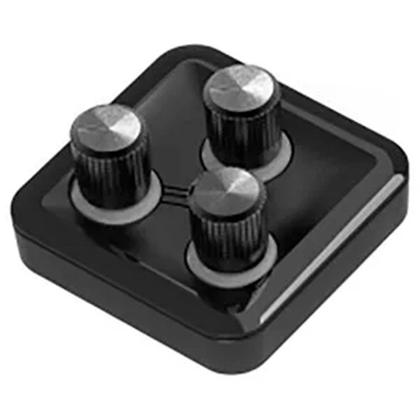 Imagem de Módulo de Controle Cooler Master para MasterHub, 3 Knobs Customizáveis, com LED RGB, Preto - MHKB03AA22