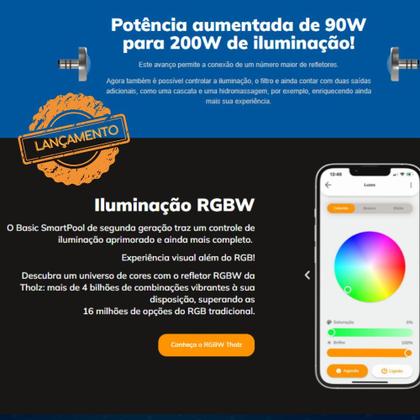 Imagem de Módulo de Controle para Piscinas RGB Wi-Fi Basic Smartpool 200W MCX1512N 2ª Geração - Tholz