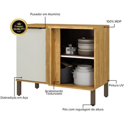 Imagem de Módulo de Cozinha Balcão de Canto 1 Porta - Verace