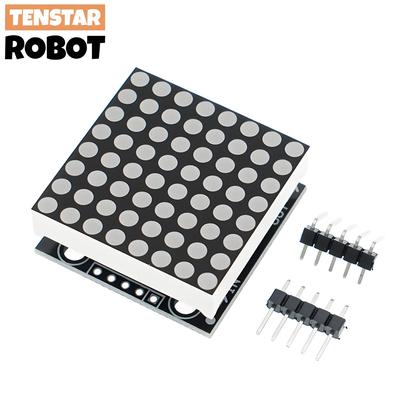 Imagem de Módulo De Display LED MAX7219 8x8 Com Matriz De Pontos Para Controle De Microcontrolador