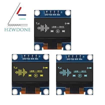 Imagem de Módulo De Display OLED 128X64 De 0,96 Polegadas SSD1306 I2C IIC SPI LCD Para Arduino Com Conectores